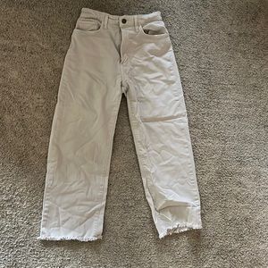Joes Wide Leg Canvas jeans, size 29, cream colored